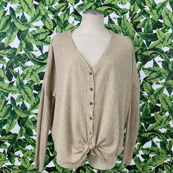 Urban Outfitters Sweaters - UO Out From Under Waffle Knit Cardigan 545